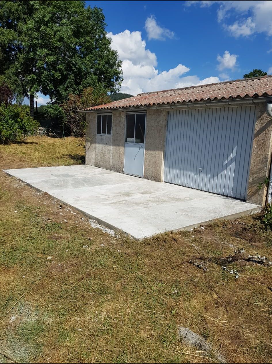 Dalle béton terrasse, après