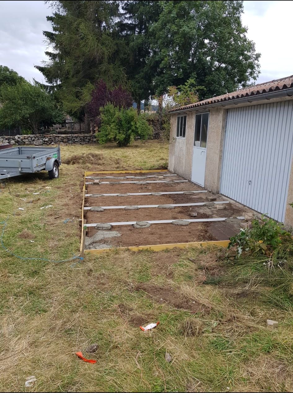 Dalle béton terrasse, avant