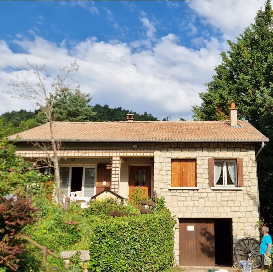 Nettoyage de toiture, avant